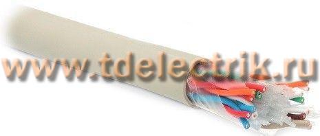 Фотография №1, Hyperline UUTP8M-C5-S24-IN-LSZH-GY Кабель витая пара неэкранированная U/UTP категория 5 8 пар (24 AWG) одножильный (solid) LSZH нг(А)-HF –20°C - +75°C серый