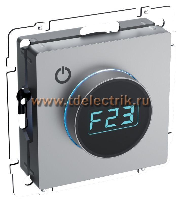Фотография №1, BRITE Термостат электронный с инд. ТС10-1-БрС сталь IEK