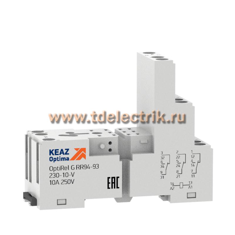Фотография №1, Розетка для реле OptiRel G RR94-93-230-10-V