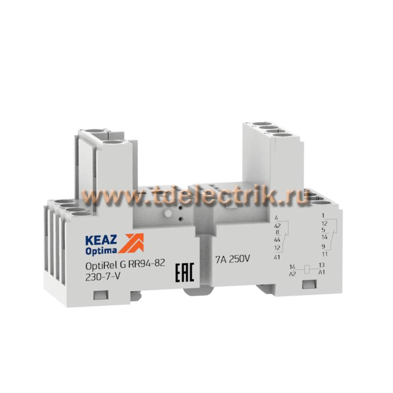 Фотография №1, Розетка для реле OptiRel G RR94-82-230-7-V