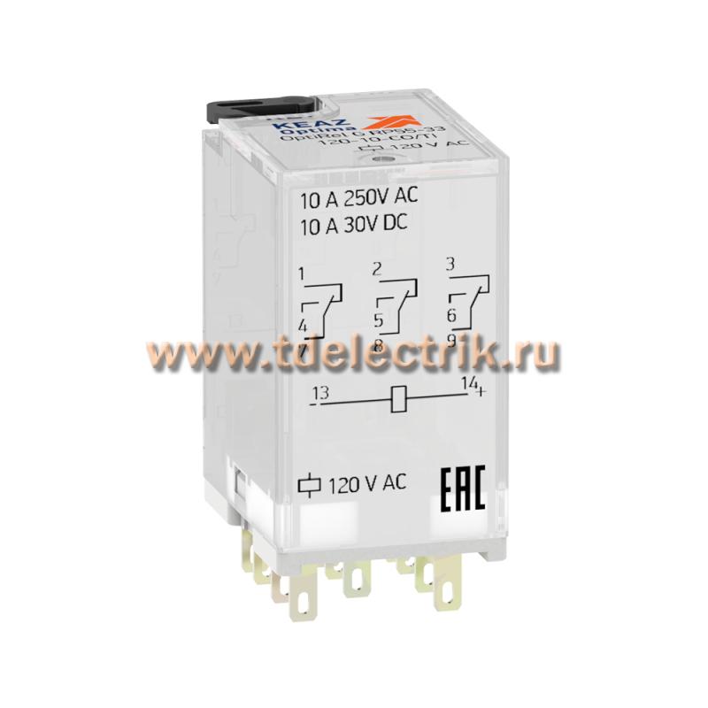 Фотография №1, Реле промежуточное OptiRel G RP55-33-12D-10-CO/TILD