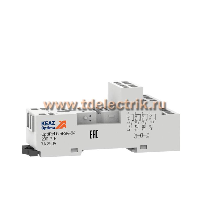 Фотография №1, Розетка для реле OptiRel G RR94-54-230-7-P