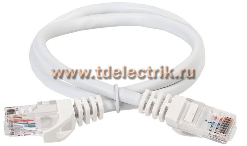 Фотография №1, Коммутационный шнур (патч-корд) кат. 6 UTP PVC 2м белый