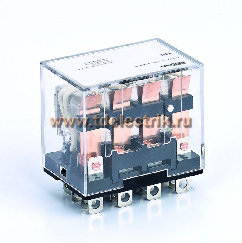 Фотография №1, Промежуточное реле 4 конт. с LED инд. 10А 127В DC ПР-102