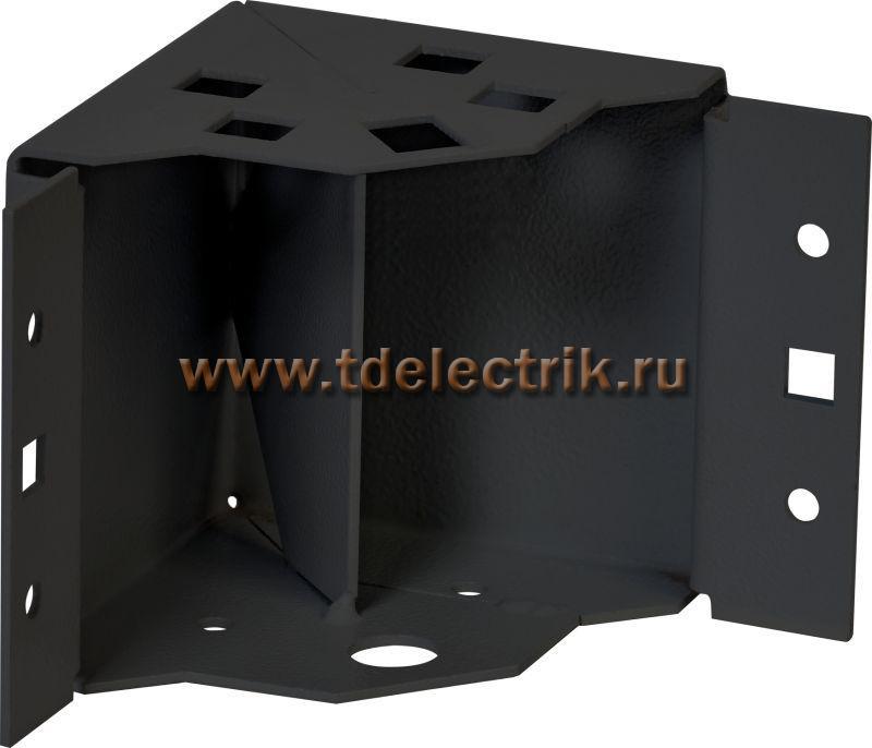 Фотография №1, Угол цоколя 100 RAL7021 IP54 (4шт/компл) IEK