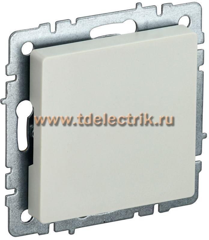 Фотография №1, BRITE Заглушка с суппортом МЗ10-БрКр беж. IEK