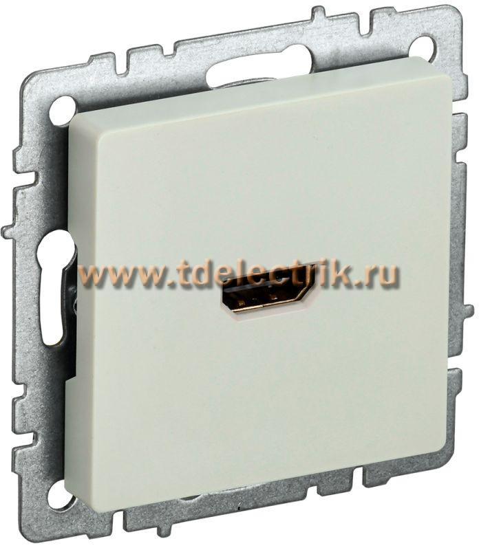 Фотография №1, BRITE Розетка HDMI РHDMI-0-БрКр беж. IEK