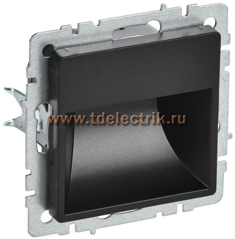 Фотография №1, BRITE Подсветка LED встраиваемая ПЛ20-БрЧ черн. IEK