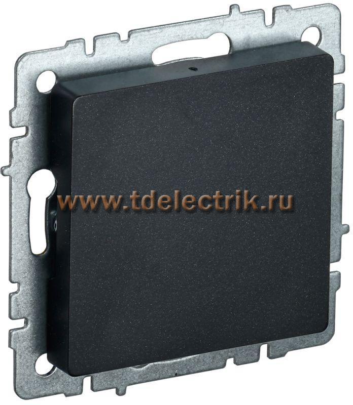 Фотография №1, BRITE Заглушка c суппортом МЗ10-БрЧ черн. IEK