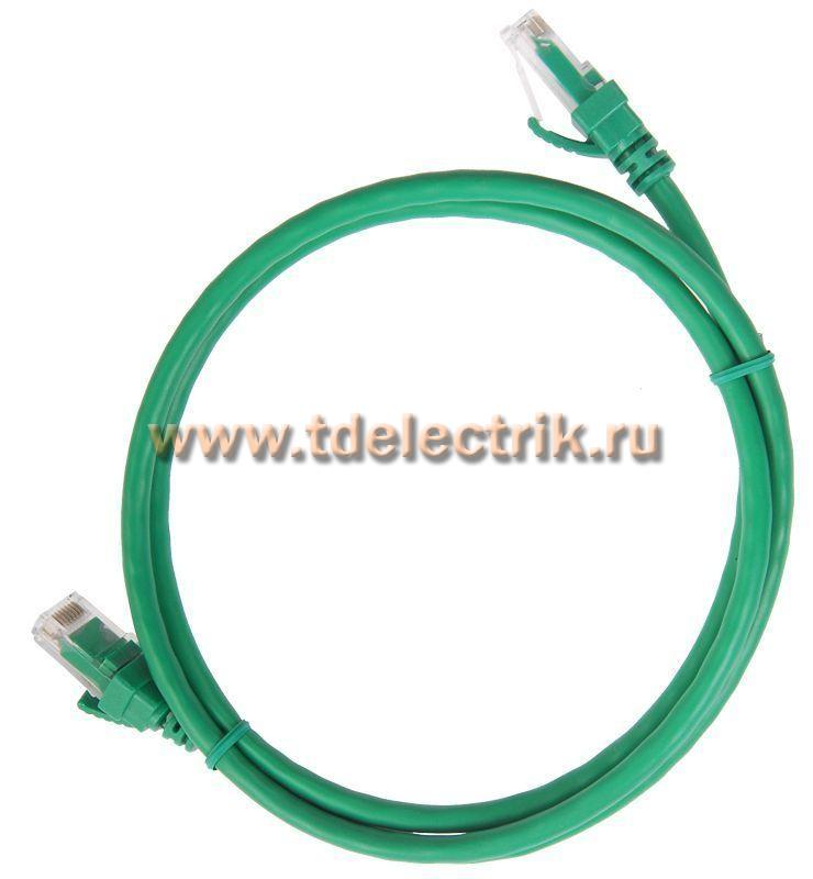 Фотография №1, Коммутационный шнур (патч-корд), кат.5Е UTP, 5м, зеленый