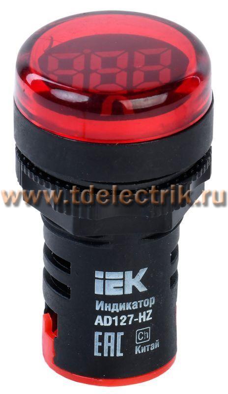 Фотография №1, Индикатор значения частоты в сети AD127-HZ IEK