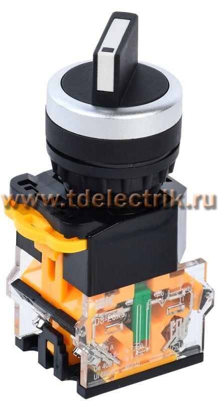 Фотография №1, Переключатель D8-20X3 3 полож. 2з черный IEK