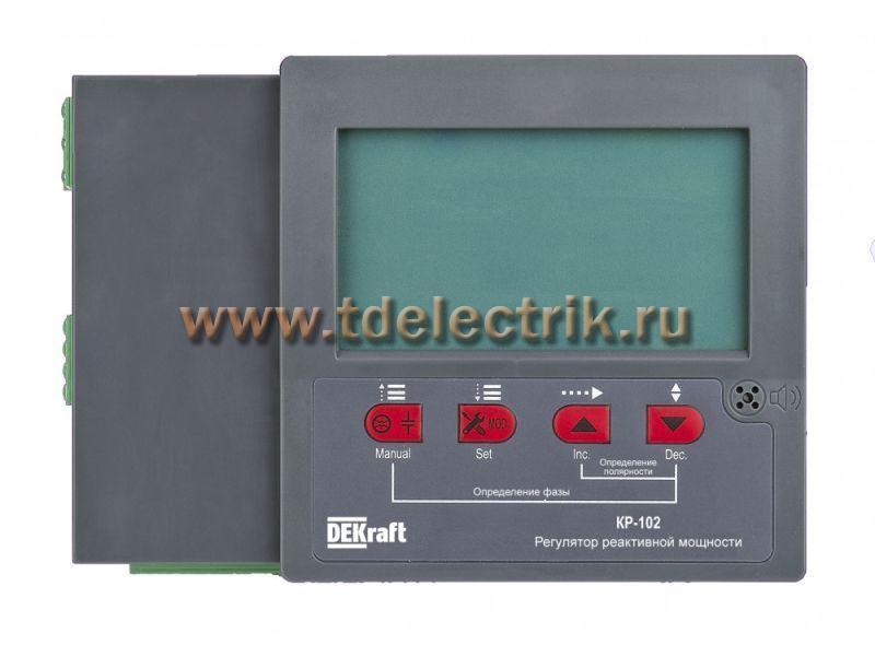 Фотография №1, Регулятор реактивной мощности 400В, 12 ступеней КР-102 Dekraft