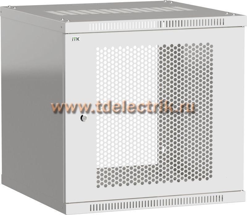 Фотография №1, Шкаф LINEA WE 15U 600x650мм дверь перфорированная серый
