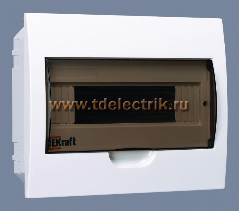 Фотография №1, Корпус пластиковый встраиваемый 12 модулей IP41 ЩРВ-П-12 DEKraft