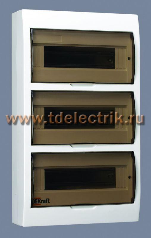 Фотография №1, Корпус пластиковый навесной 36 модулей IP41 ЩРН-П-36 DEKraft