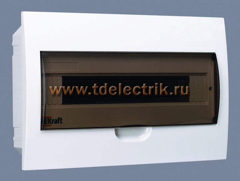 Фотография №1, Корпус пластиковый встраиваемый 18 модулей IP41 ЩРВ-П-18 DEKraft