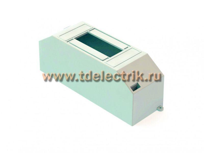 Фотография №1, Корпус пластиковый навесной 1-2 модуля IP30 БЕЛЫЙ ЩРН-П-1/2 DEKraft