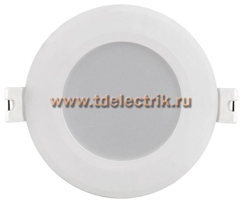 Фотография №1, Светильник LED ДВО 1711 белый круг 5Вт 4000К IP40 IEK