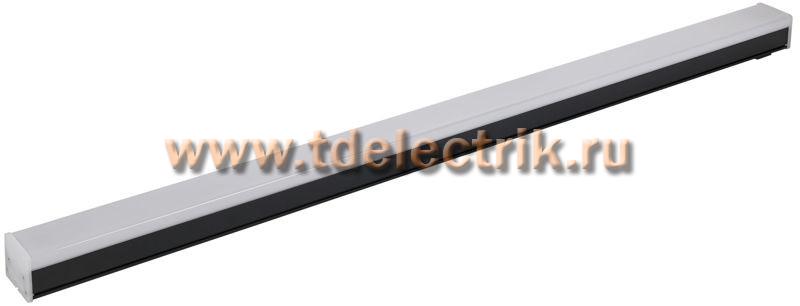 Фотография №1, Светильник LED лин. магист. 1010 40Вт 6500К 1200мм черн. IEK