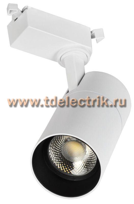 Фотография №1, Светильник LED ДТО 1302 20Вт 4000К 24град белый IEK