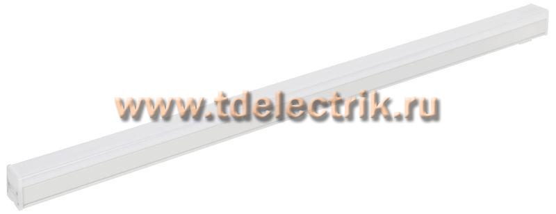Фотография №1, Светильник LED лин. магист. 1010 40Вт 6500К 1200мм бел. IEK