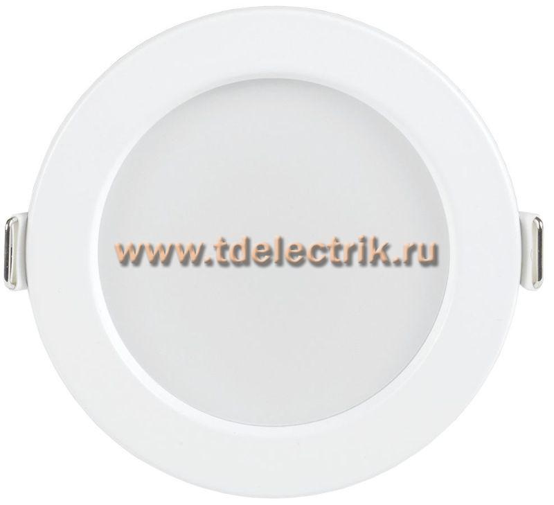 Фотография №1, Светильник LED ДВО 1611 белый круг 7Вт 4000К IP20 IEK