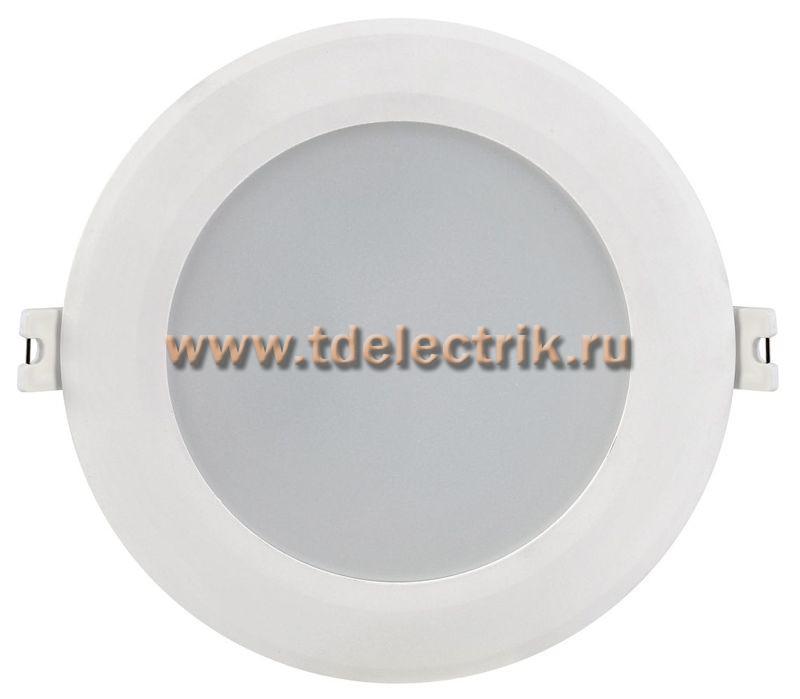 Фотография №1, Светильник LED ДВО 1713 белый круг 9Вт 4000К IP40 IEK