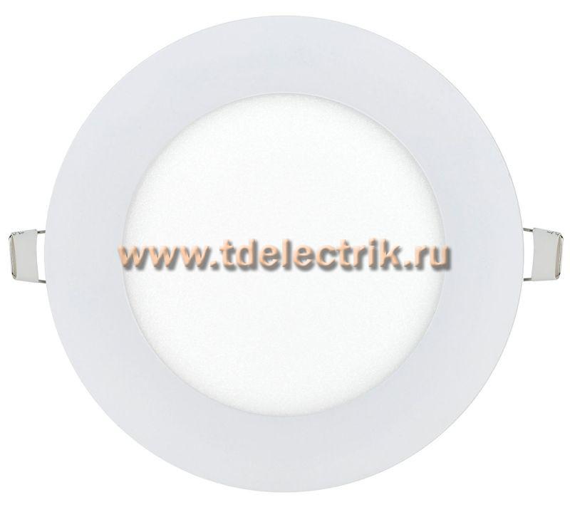 Фотография №1, Светильник ДВО 1602 белый круг LED 7Вт 4000К IP20 IEK