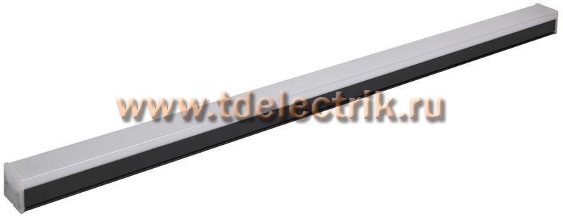Фотография №1, Светильник LED лин. 1011 40Вт 6500К 1200мм черн. IEK