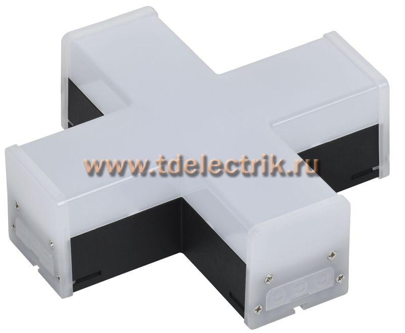 Фотография №1, Светильник LED X-образн. 1010 12Вт 4000К 180х180мм чер. IEK