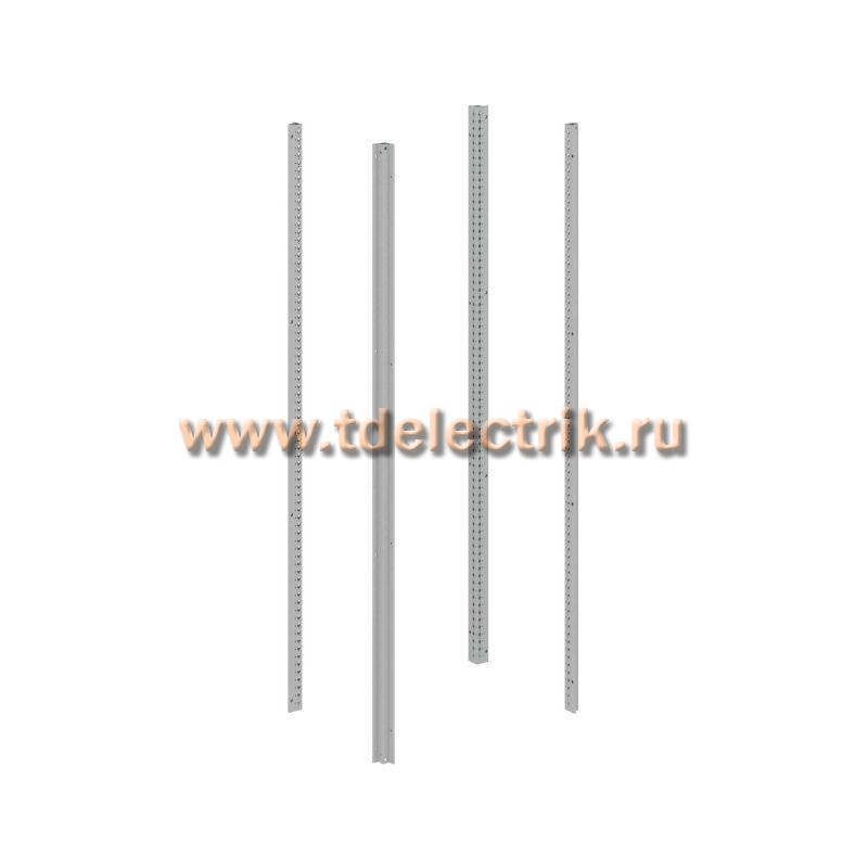 Фотография №1, Стойки вертикальные RAL7035 для корпусов CQE N, В=1600 мм, комплект - 4 шт. RAM block