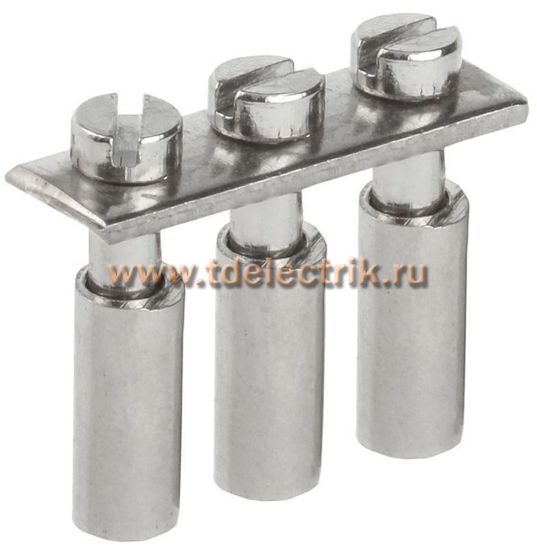 Фотография №1, Перемычка центральная для КВИ-6мм2 3PIN IEK