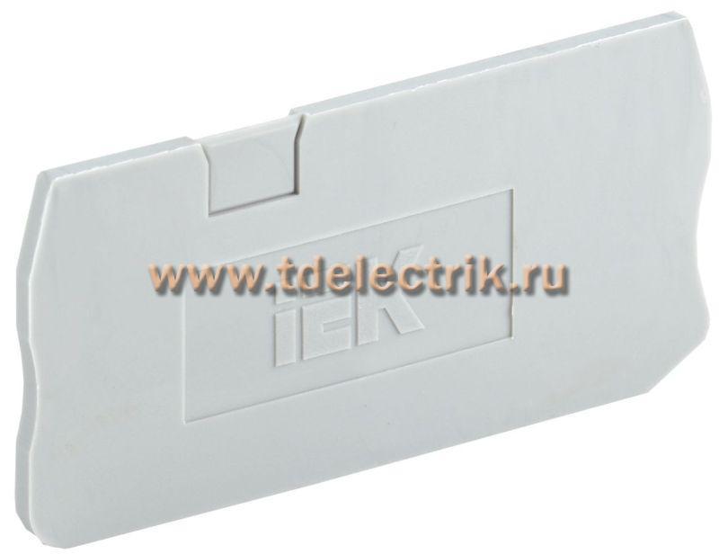 Фотография №1, Заглушка для КПИ 3в-1,5/2,5 3 вывода серая IEK