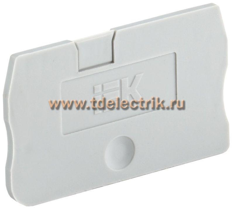 Фотография №1, Заглушка для КПИ 2в-1,5/2,5 серая IEK