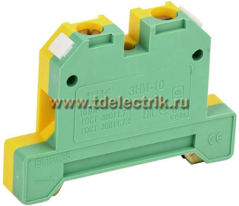 Фотография №1, Зажим наборный ЗНИ-10PEN 10мм2 (JXB-земля) IEK