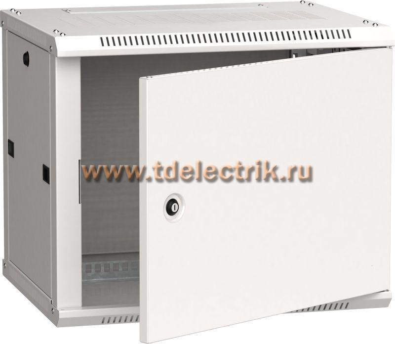 Фотография №1, Шкаф LINEA W 9U 600х450мм дверь металл серый RAL7035