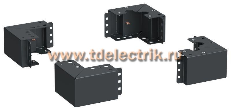 Фотография №1, ITK LINEA S Уголок цоколя h=100мм черный (4шт/компл)