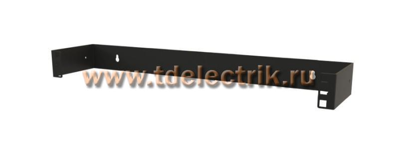 Фотография №1, Hyperline BW19-1U-110F-RAL9005 Кронштейн настенный для 19