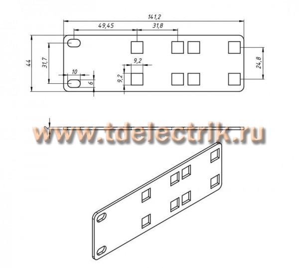 Фотография №1, Аксессуары для стоек Hyperline 