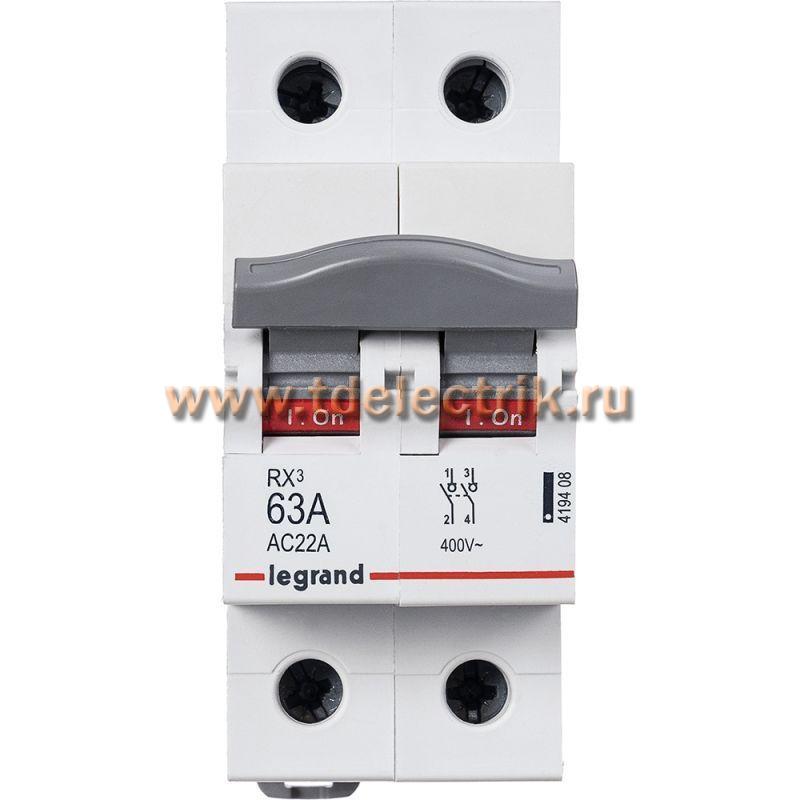 Фотография №1, Выключатель-разъединитель RX³ 63A 2П