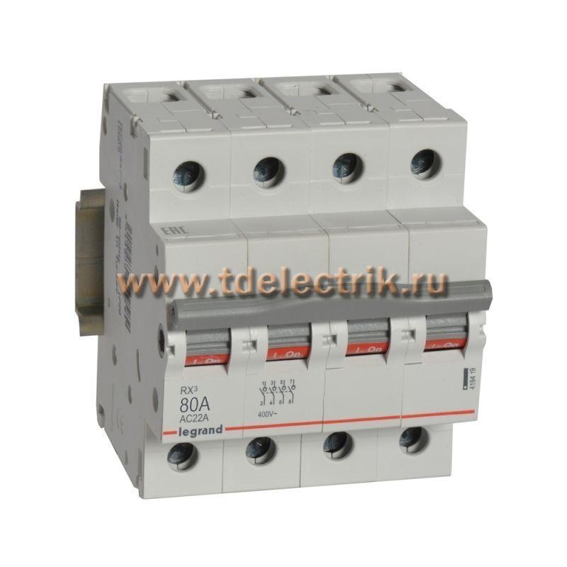 Фотография №1, Выключатель-разъединитель RX³ 80A 4П