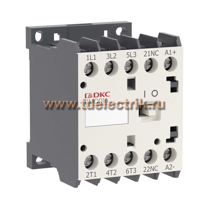 Фотография №1, Миниконтактор YON DMC016 16A 7,5кВт AC3 3P кат. 12В DC 1НО