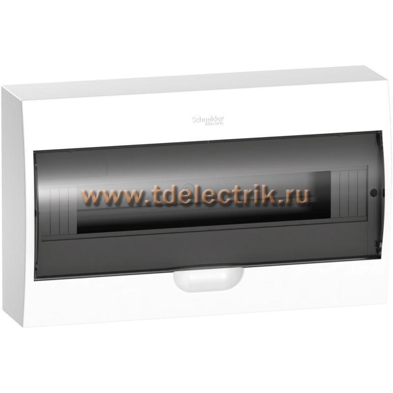 Фотография №1, Бокс навесной 1 ряд/18 мод, дверь прозрачная, IP40 Easy9