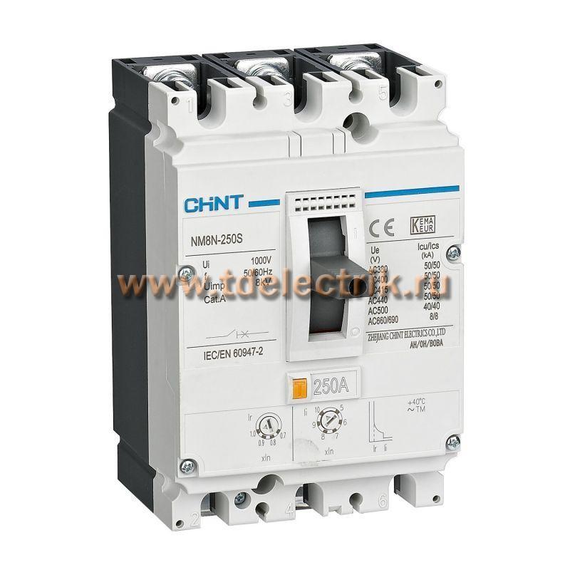 Фотография №1, Выключатель автоматический защиты двигателя NM8N-250C M 225А 36кА 3P (R)