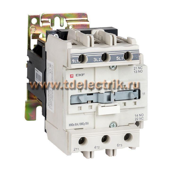 Фотография №1, Контактор КМЭп малогабаритный 95А 24В DC 1NO 1NC EKF PROxima