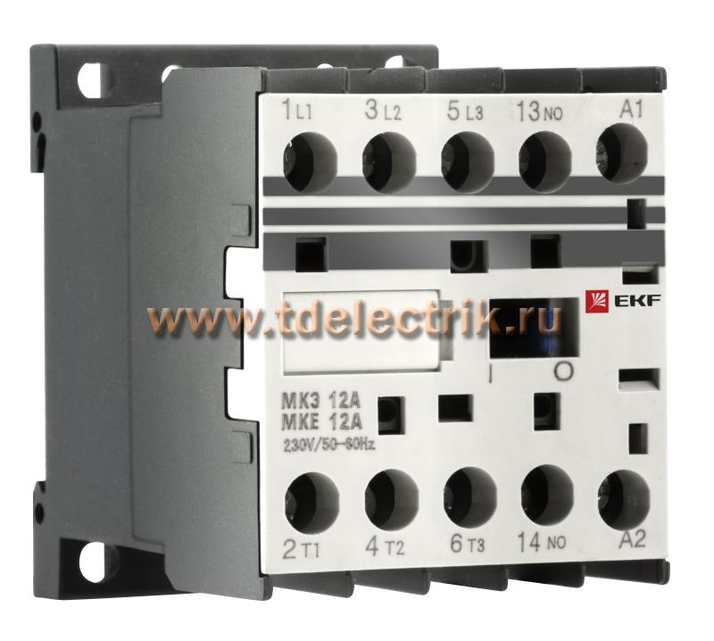 Фотография №1, Миниконтактор МКЭ  9А  24В 1NO EKF PROxima