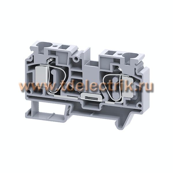 Фотография №1, Клемма проходная пружинная OptiClip CSC-16-I-76A-(1,5-16)-серый