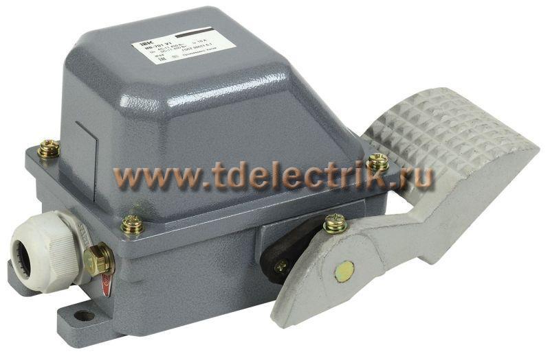 Фотография №1, НВ-701 У1, рычаг с 1-ой педалью, 10А, IP44, 2 эл. цепи, IEK
