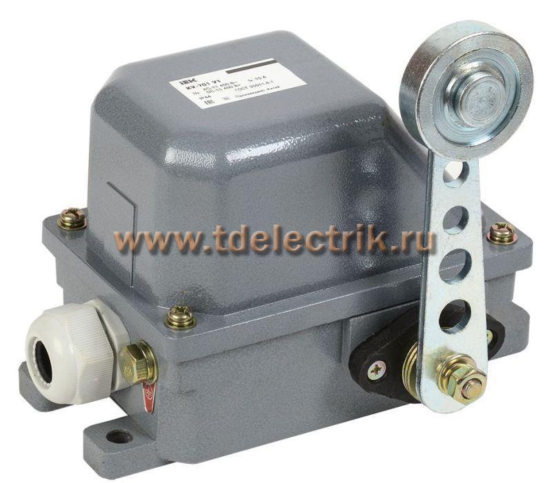 Фотография №1, КУ-701 У1, рычаг с роликом, 10А, IP44, 2 эл. цепи IEK